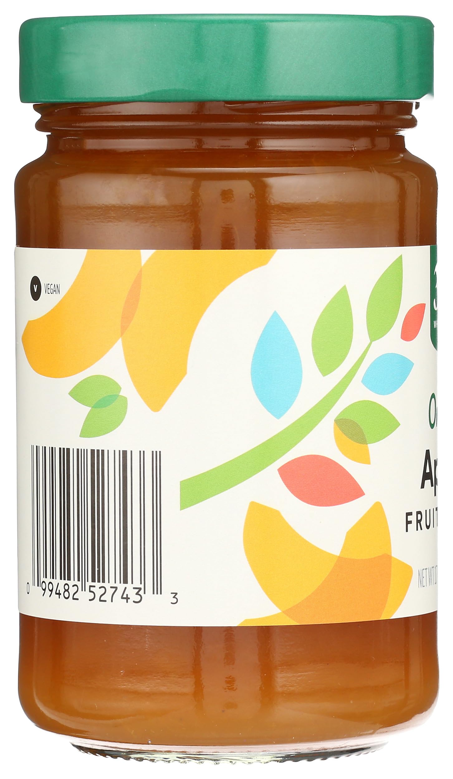365 by Whole Foods Market Organic Apricot Fruit Spread ingredients list emphasizes organic apricots and cane sugar