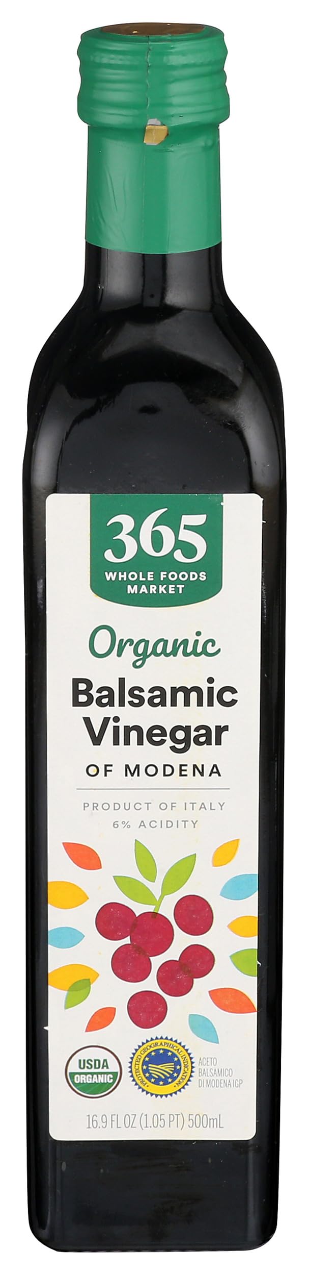 365 by Whole Foods Market Organic Balsamic Modena bottle pour for rich, versatile dressings