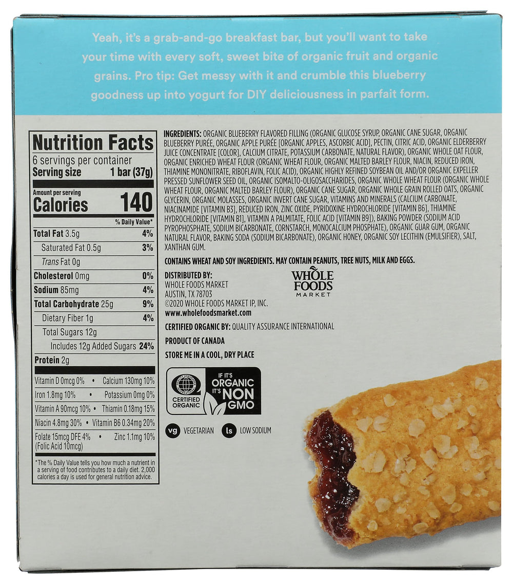 365 by Whole Foods Market bars-on-plate snack setup, ready to eat on the go.