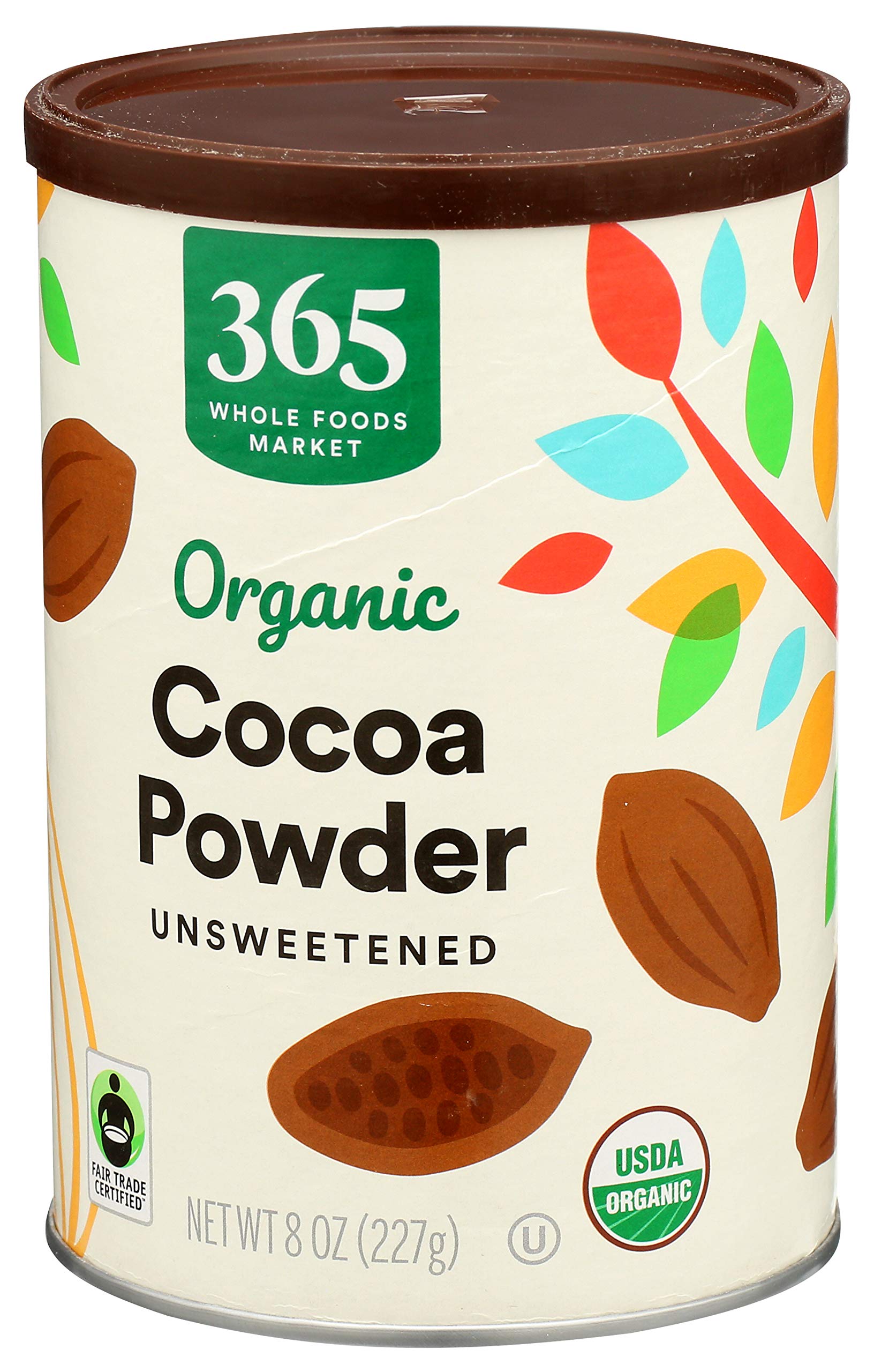365 by Whole Foods Market unsweetened cocoa powder close-up for versatile uses