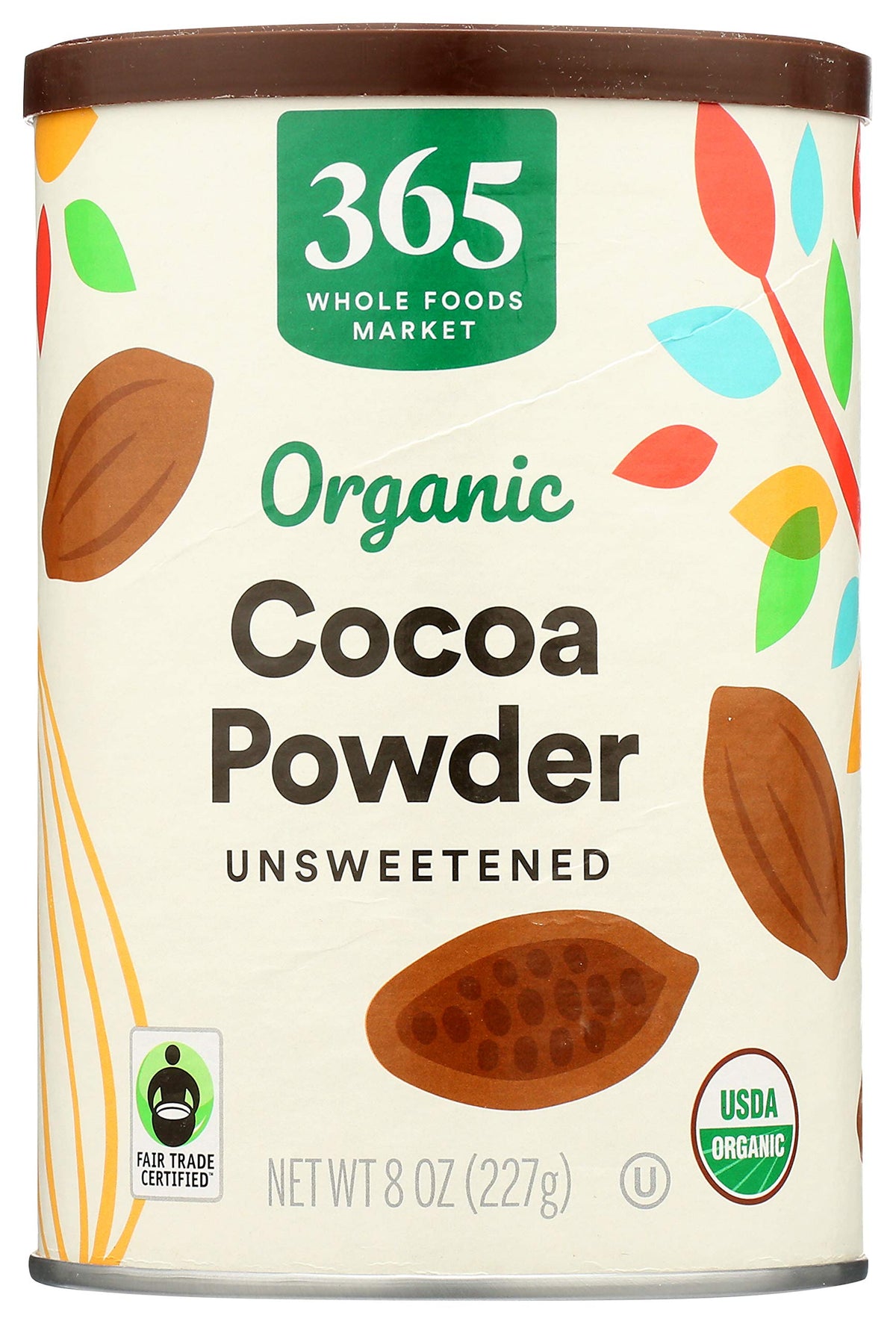 365 by Whole Foods Market organic cocoa powder 8 oz jar, rich baking flavor
