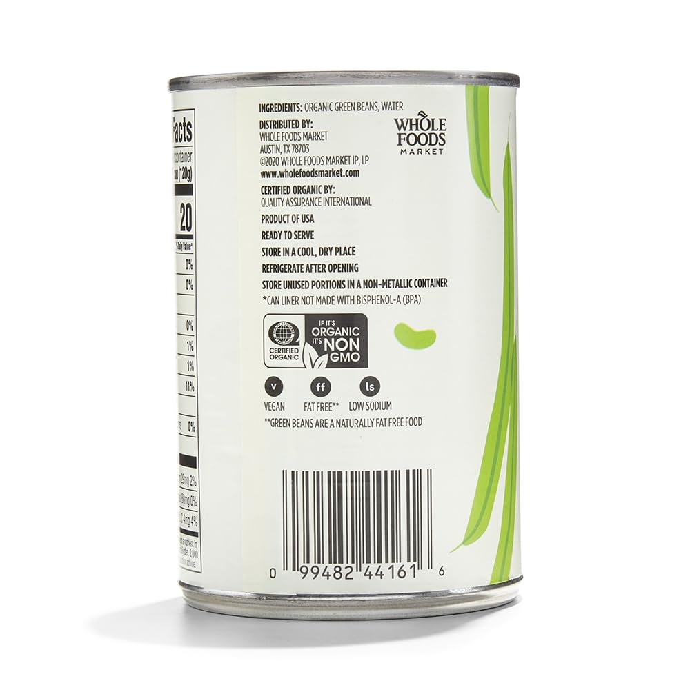 365 by Whole Foods Market vibrant green beans brighten any meal, versatile for salads and stews.