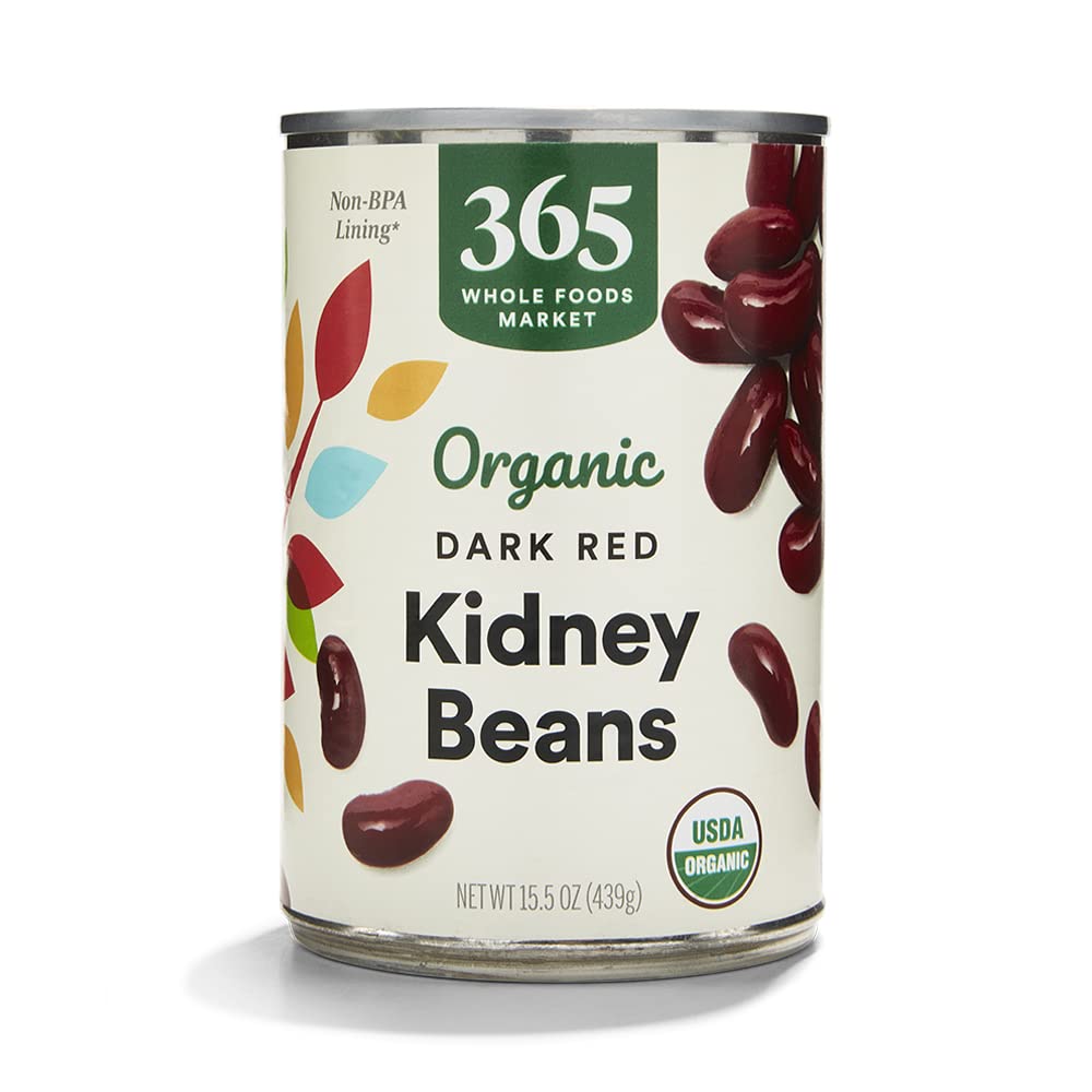 365 by Whole Foods Market organic dark red kidney beans in a can for quick meals