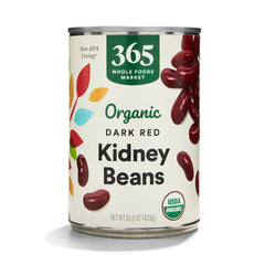 365 by Whole Foods Market organic dark red kidney beans in a can for quick meals
