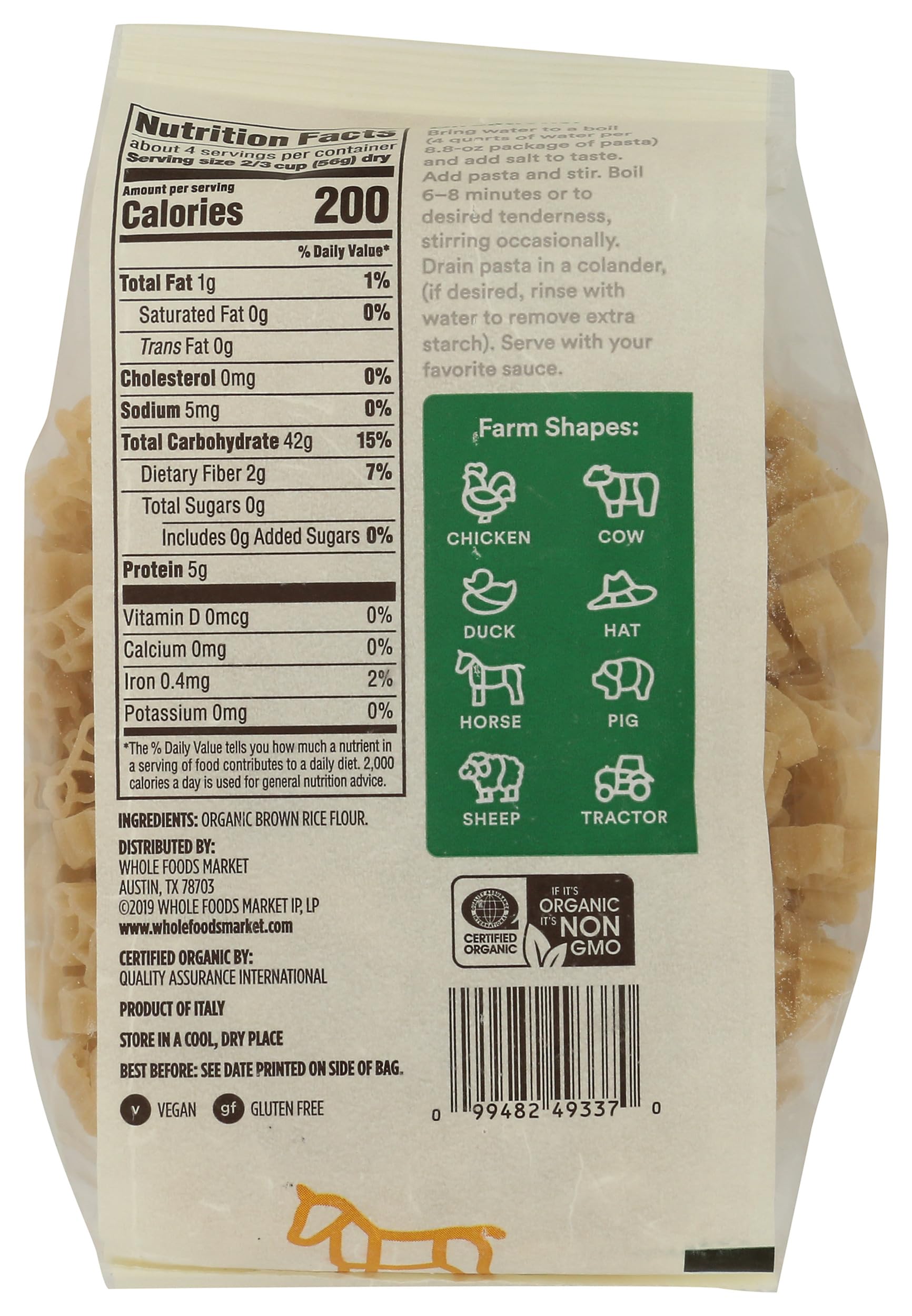 365 by Whole Foods Market fun shapes pasta for kid-friendly meals