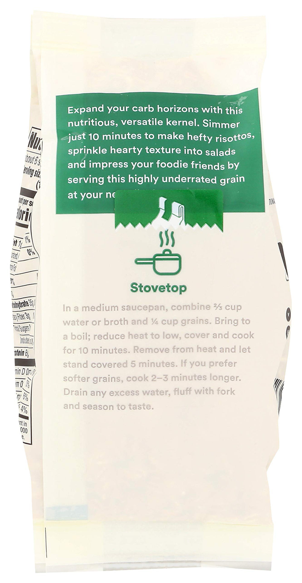 365 by Whole Foods Market Organic Farro bowl—hearty texture for sides
