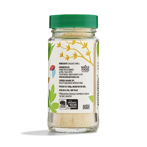 365 by Whole Foods Market Organic Garlic Granules close-up showing granular texture for even flavor