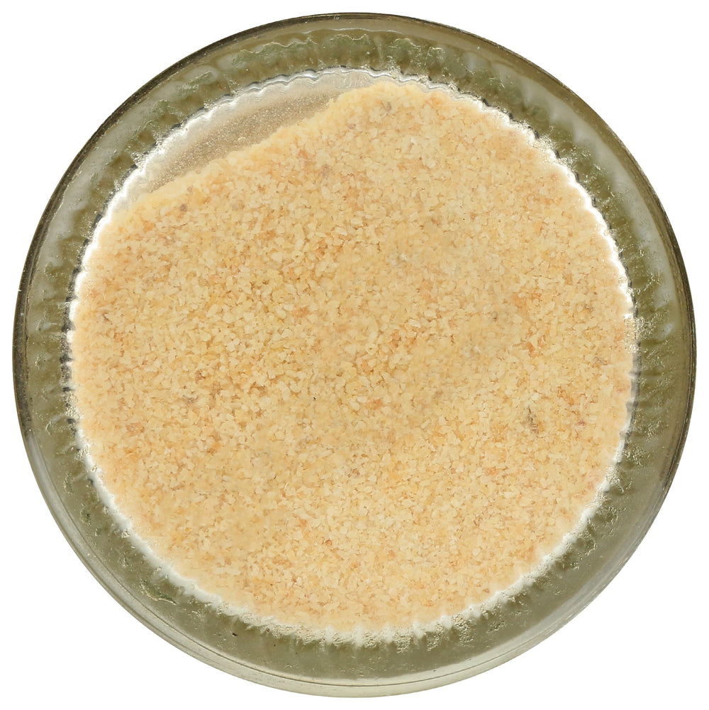365 by Whole Foods Market Organic Garlic Granules label close-up for clear ingredient info