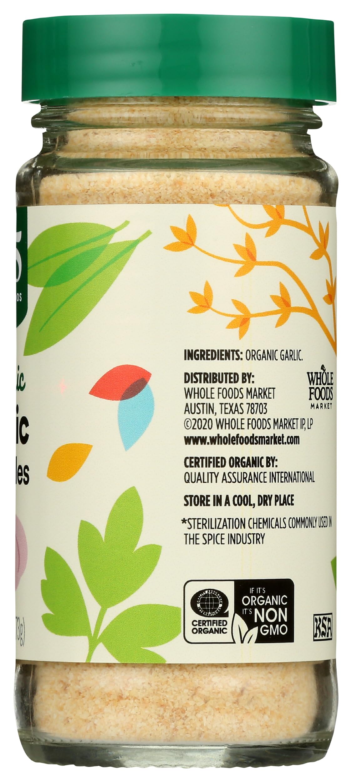 365 by Whole Foods Market Organic Garlic Granules on store shelf highlighting quality and value