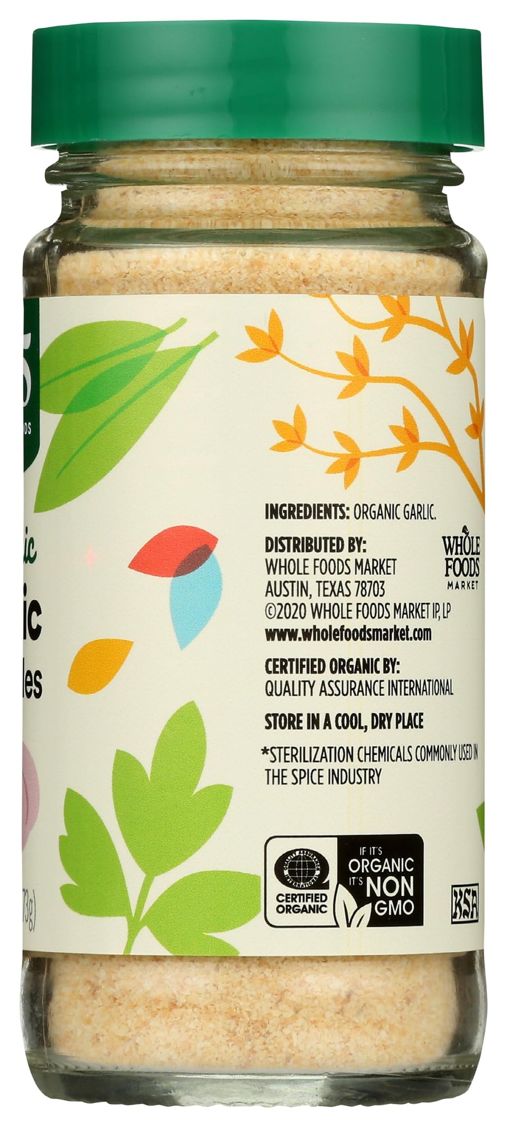 365 by Whole Foods Market Organic Garlic Granules on store shelf highlighting quality and value