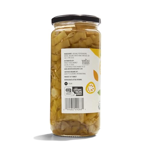 365 by Whole Foods Market Organic Golden Pepperoncini pizza topping for a zing