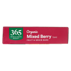 365 by Whole Foods Market organic grains ingredients highlight wholesome snacking.