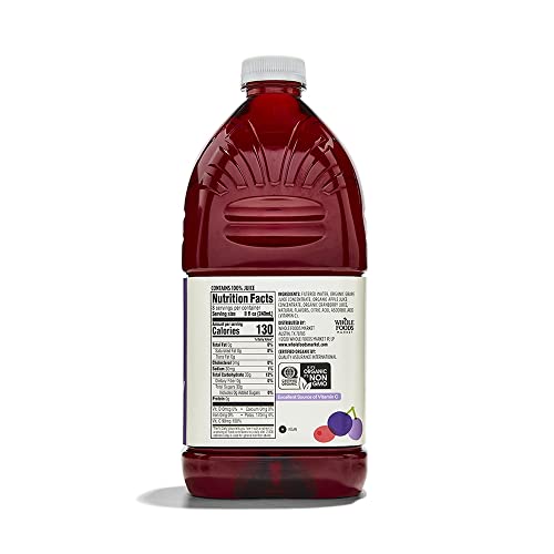 365 by Whole Foods Market grape-cranberry juice pour into glass, ideal for spritzers