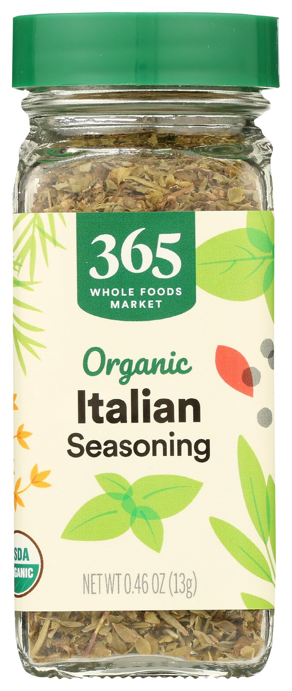 365 by Whole Foods Market Organic Italian Seasoning bottle front for pasta and sauces