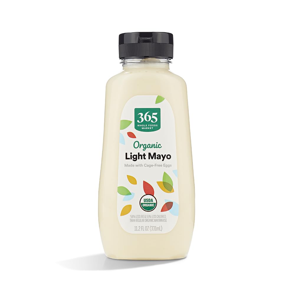 365 by Whole Foods Market Organic Light Mayo squeezable bottle for easy, controlled spreading