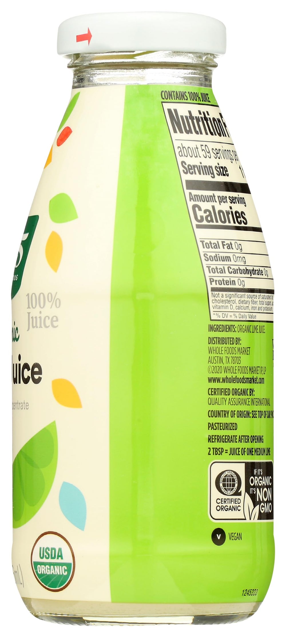 Using 365 lime juice in a cocktail to brighten citrus flavor.