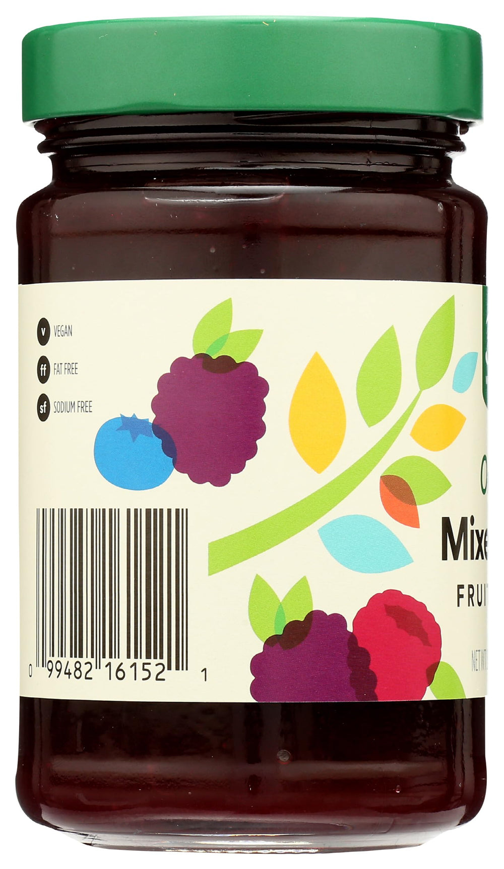 365 by Whole Foods Market organic mixed berry fruit spread non-GMO badge