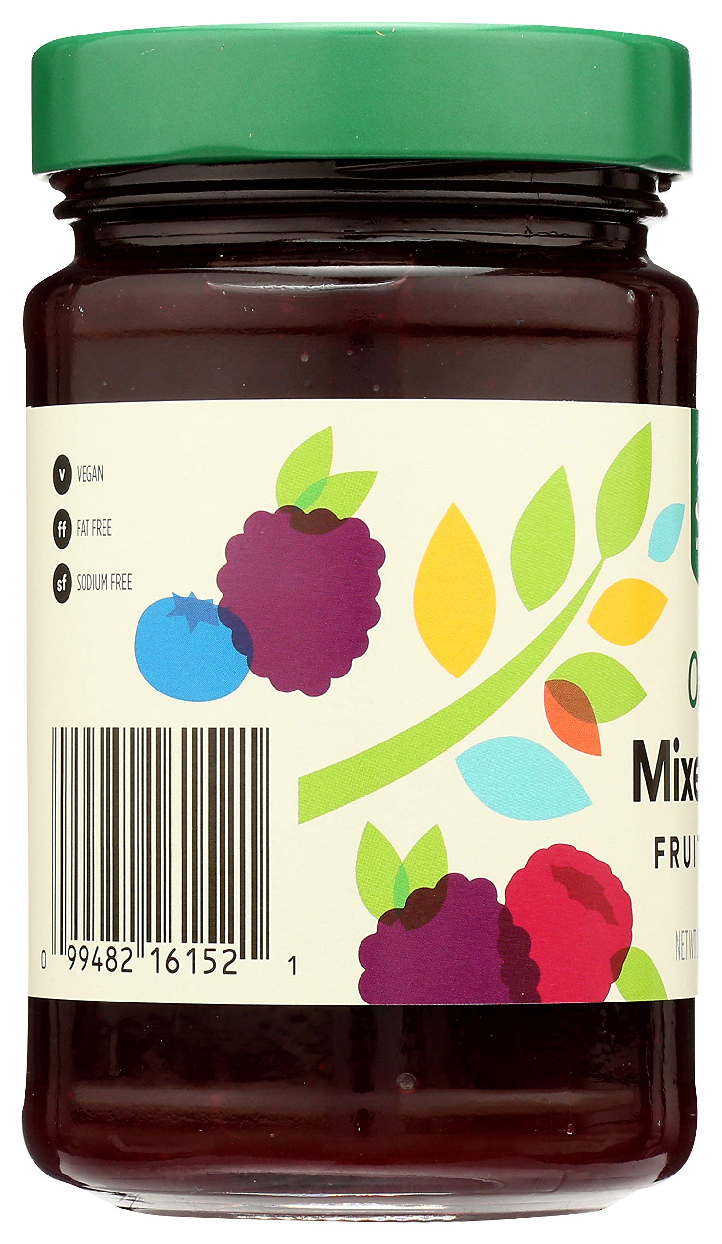 365 by Whole Foods Market organic mixed berry fruit spread USDA organic badge