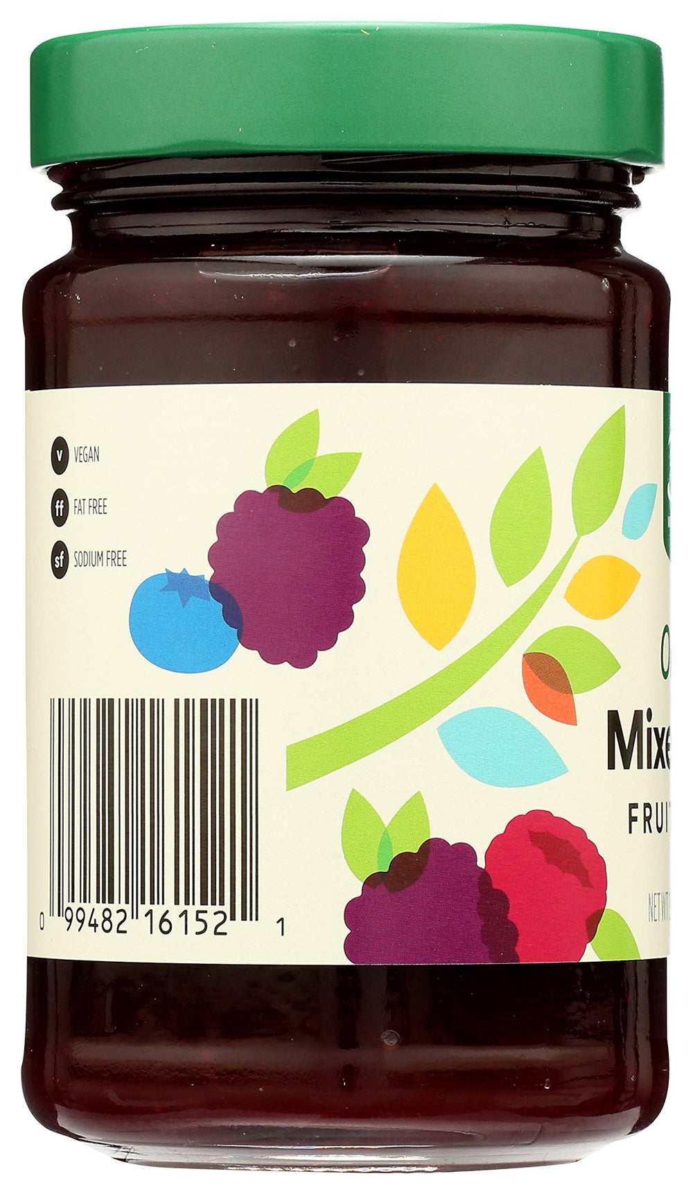 365 by Whole Foods Market organic mixed berry fruit spread USDA organic badge