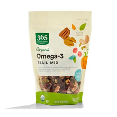 365 by Whole Foods Market organic omega-3 trail mix bag for on-the-go snacking
