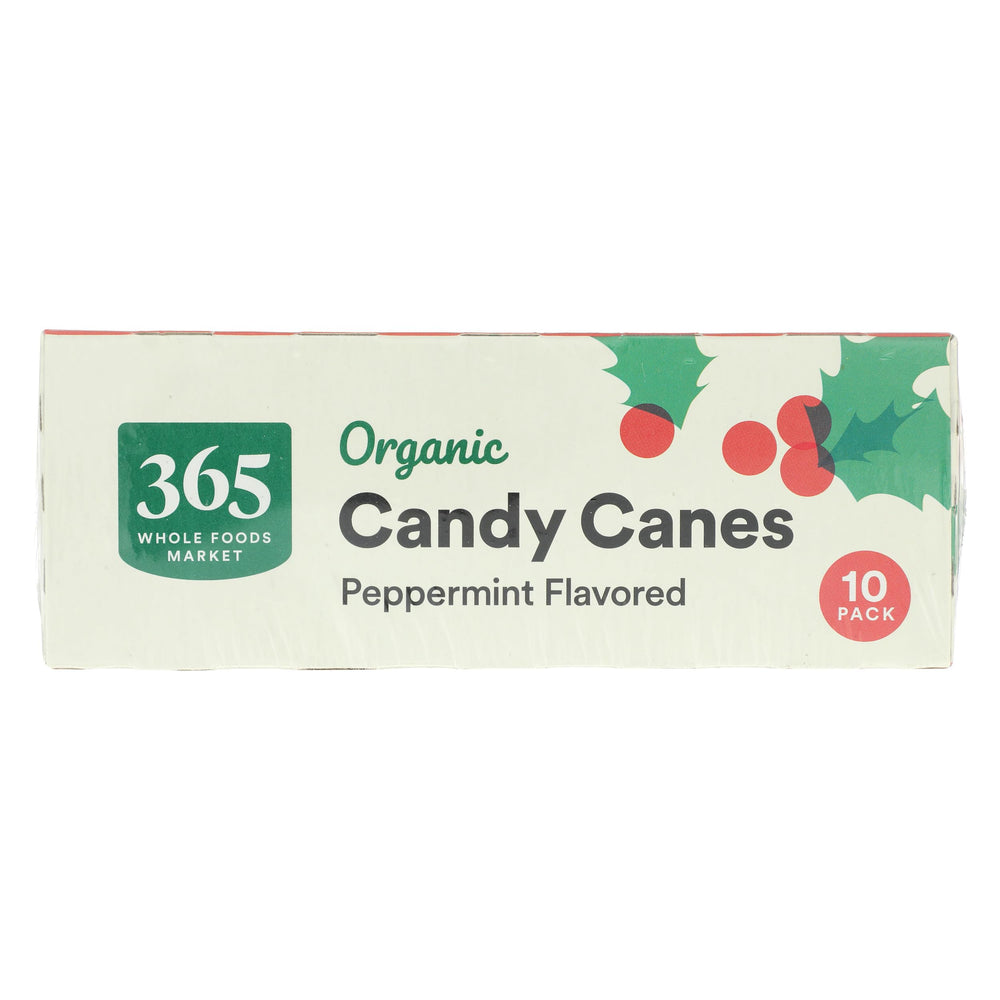 Individually wrapped 365 by Whole Foods Market candy canes ensure freshness and sharing