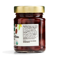 365 by Whole Foods Market organic pitted Kalamata olives jar open reveals premium Greek flavor.