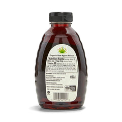 365 by Whole Foods Market Organic Raw Agave Nectar side view, premium natural sweetener.