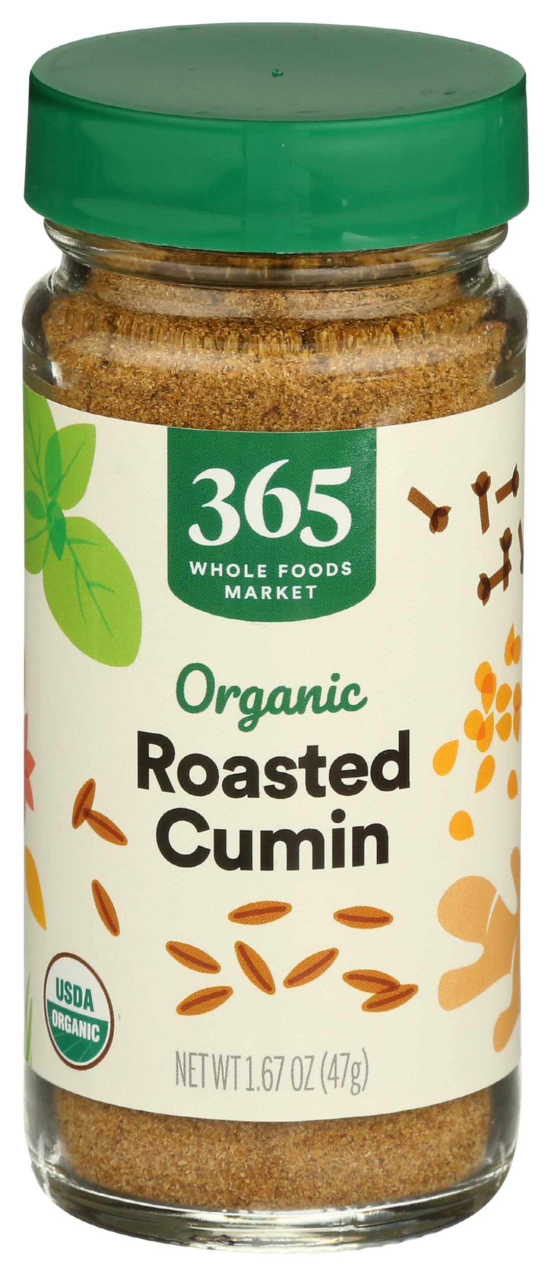 365 by Whole Foods Market organic roasted cumin pack highlights premium aroma for vibrant dishes