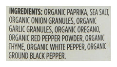 365 by Whole Foods Market organic seafood spice rub dish-ready seasoning on plate.