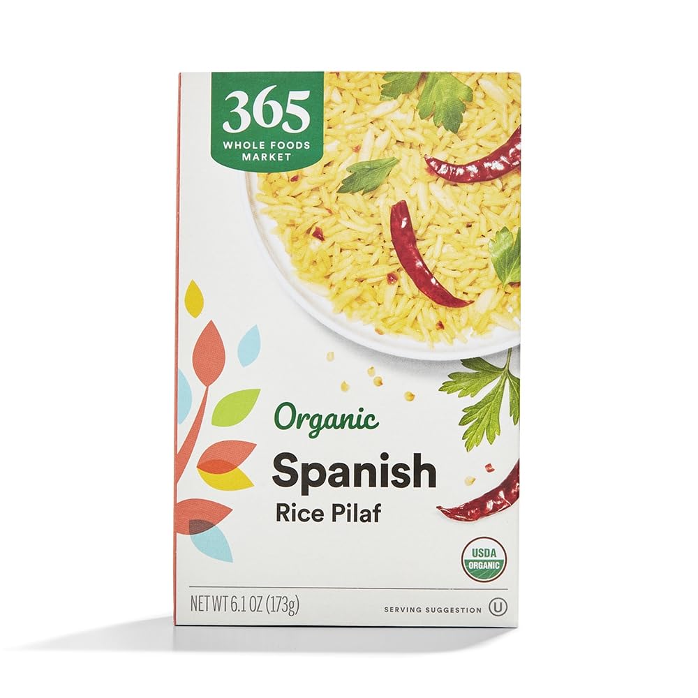 365 by Whole Foods Market Organic Spanish Rice Pilaf package with quick, organic side option