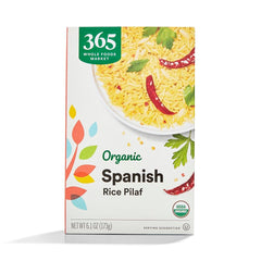 365 by Whole Foods Market Organic Spanish Rice Pilaf package with quick, organic side option