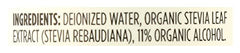 365 by Whole Foods Market organic stevia liquid highlights natural sweetness with zero calories.