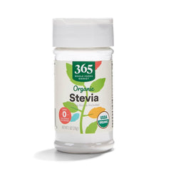 365 by Whole Foods Market organic stevia powder extra-count bottle with scoop for zero calories