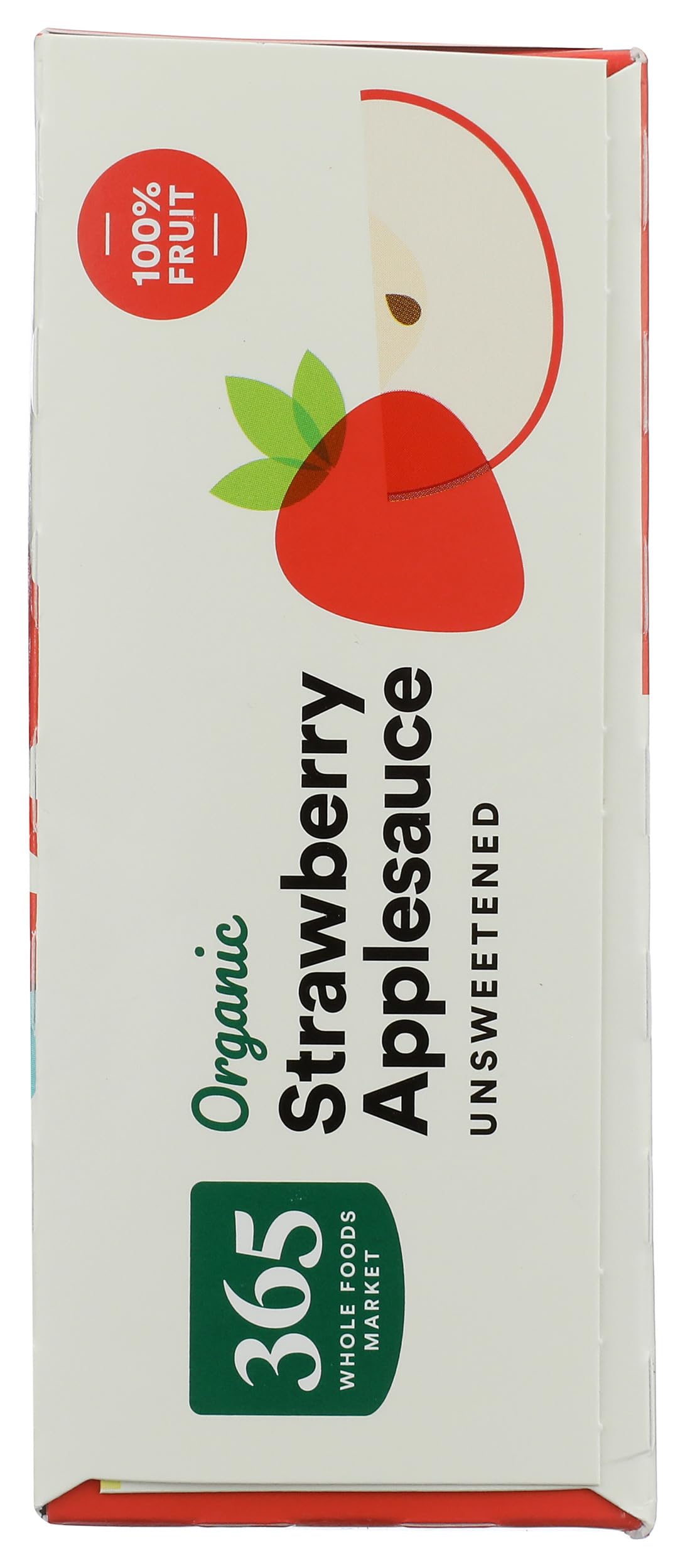 365 by Whole Foods Market uses organic apples and strawberry puree.