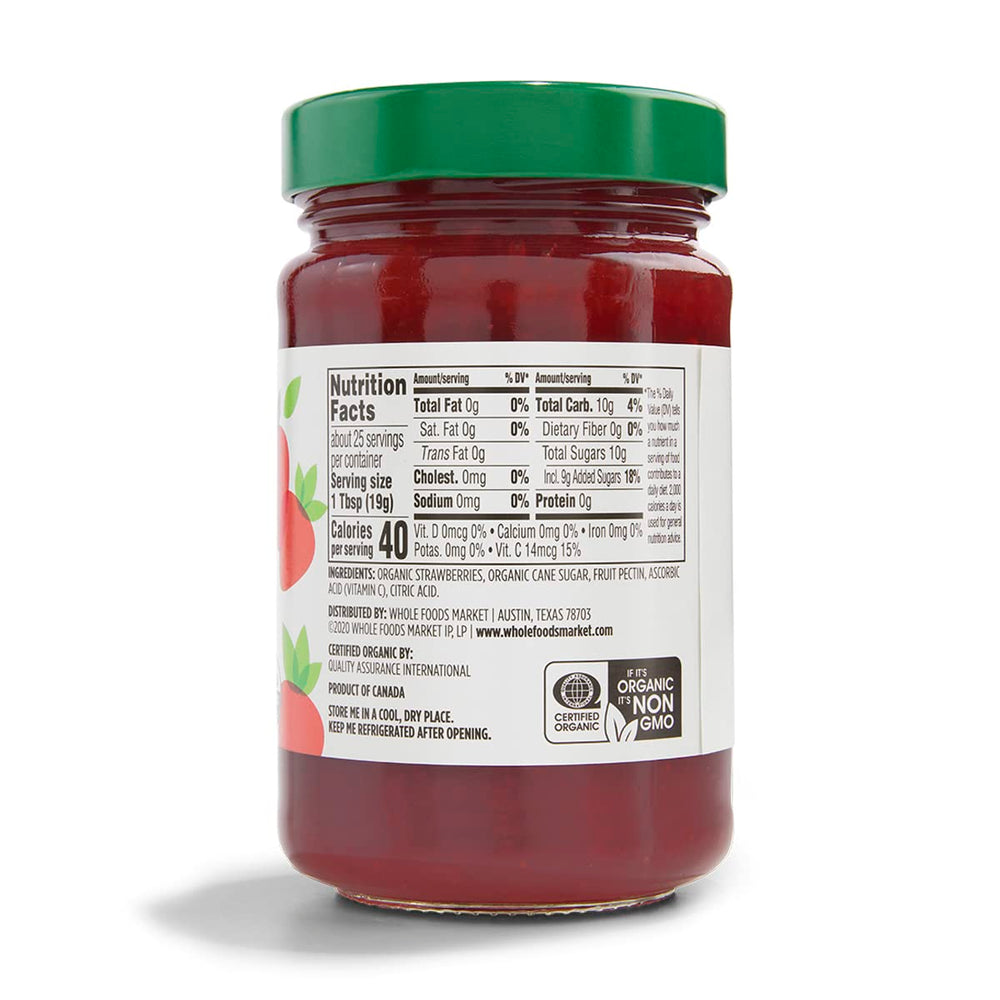 365 by Whole Foods Market organic strawberry spread sandwich idea deliciously sweet and versatile