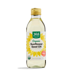 365 by Whole Foods Market organic sunflower seed oil bottle pour for versatile cooking
