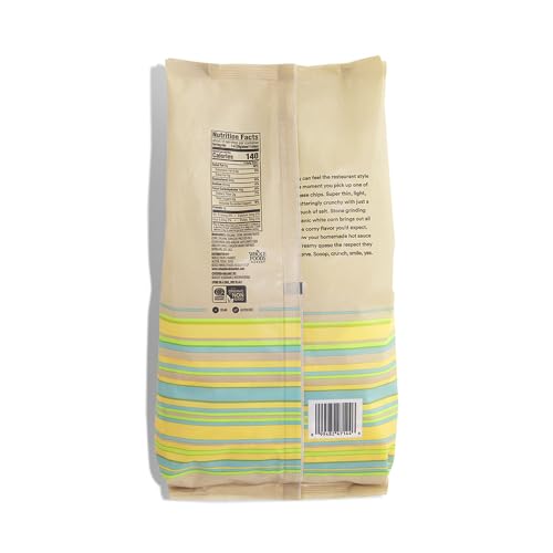 Party-ready display of 365 by Whole Foods Market organic tortilla chips for sharing