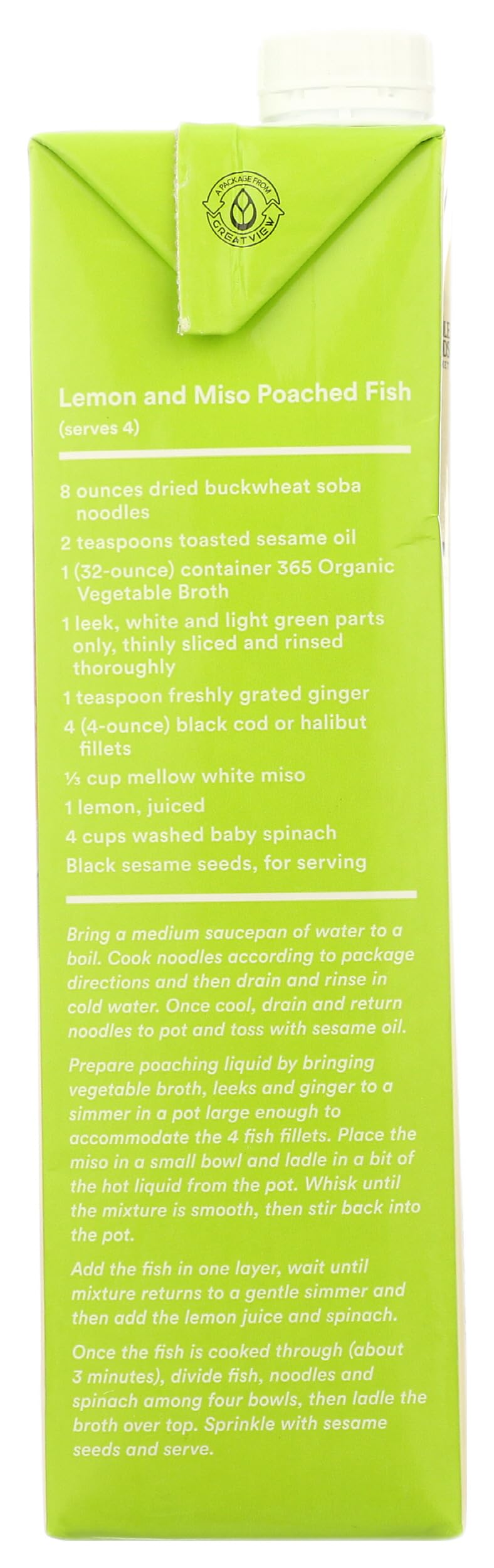 365 by Whole Foods Market organic vegetable broth used to cook rice for extra flavor.