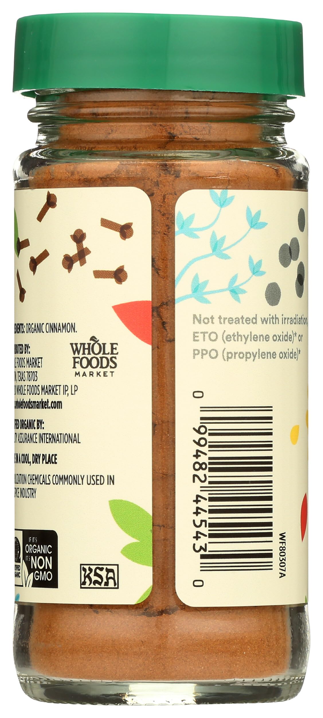 365 by Whole Foods Market Organic Vietnamese Cinnamon Ground bottle option shows convenient kitchen staple