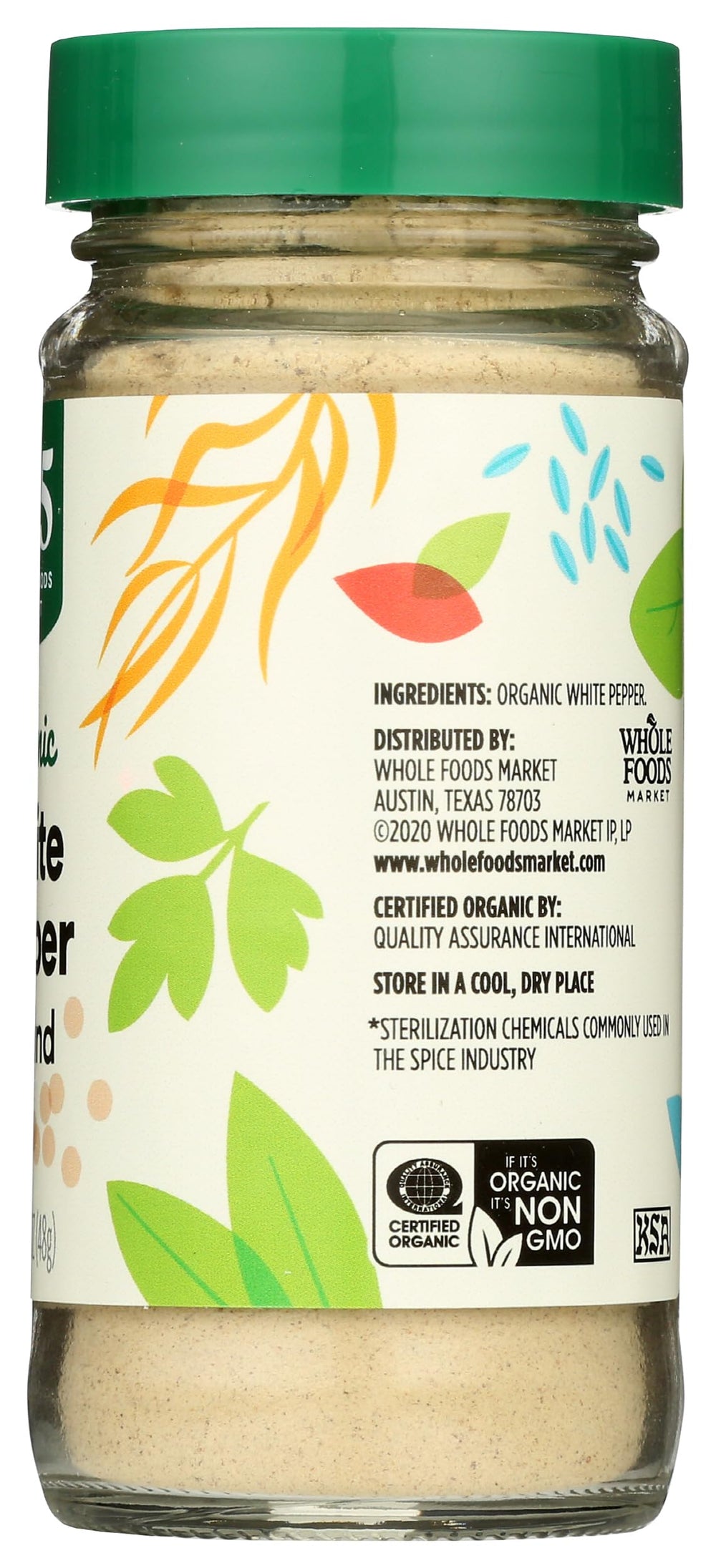 365 by Whole Foods Market organic white pepper ground kitchen scene ready for flavoring dishes
