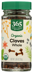 365 by Whole Foods Market organic whole cloves in a 1.06 oz bottle for baking