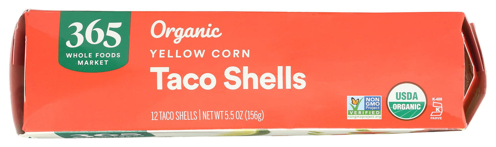 365 by Whole Foods Market organic yellow taco shells sturdy construction supports hearty fillings