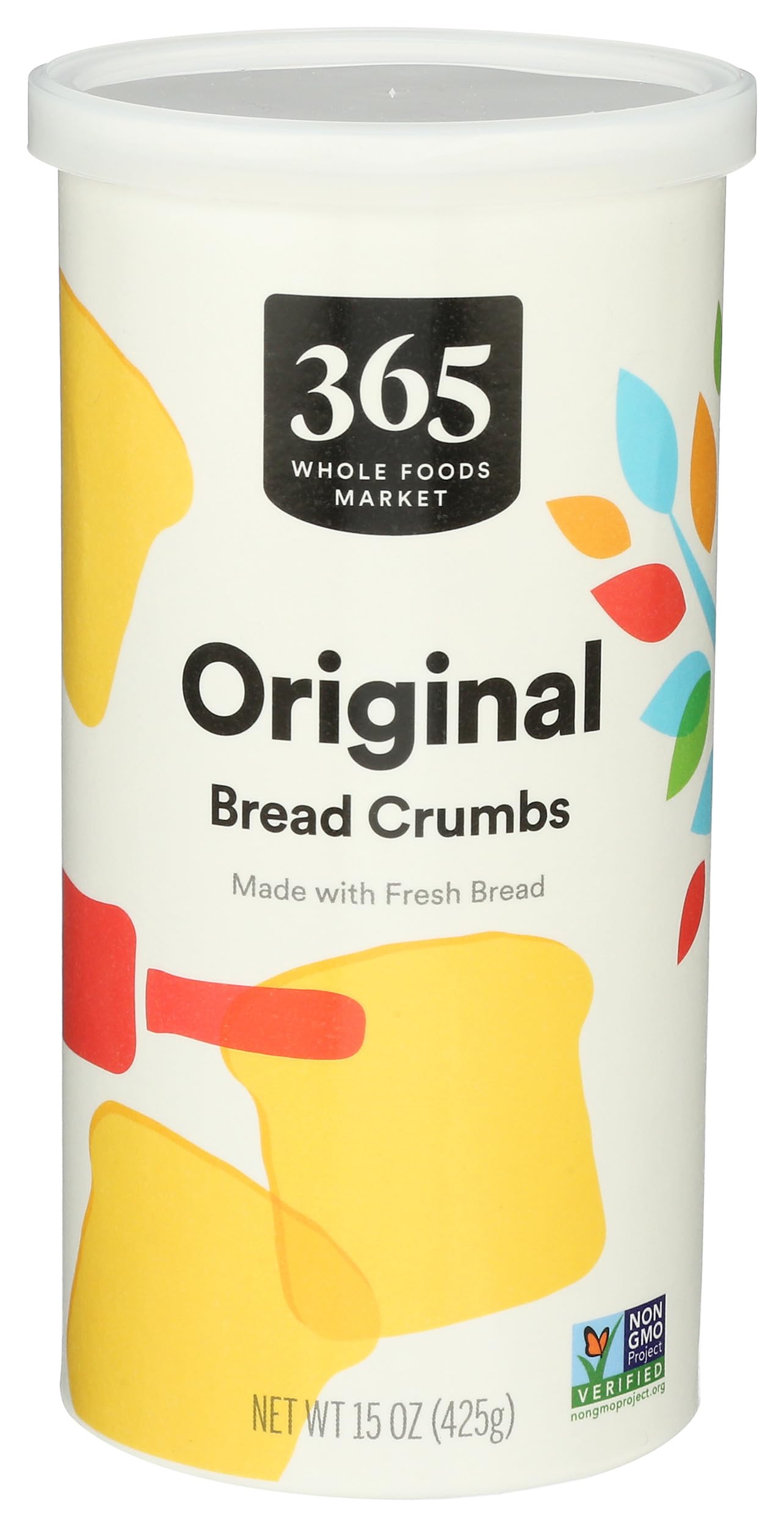 365 by Whole Foods Market Original Bread Crumbs in a 15 oz pack, ideal for crispy coatings.