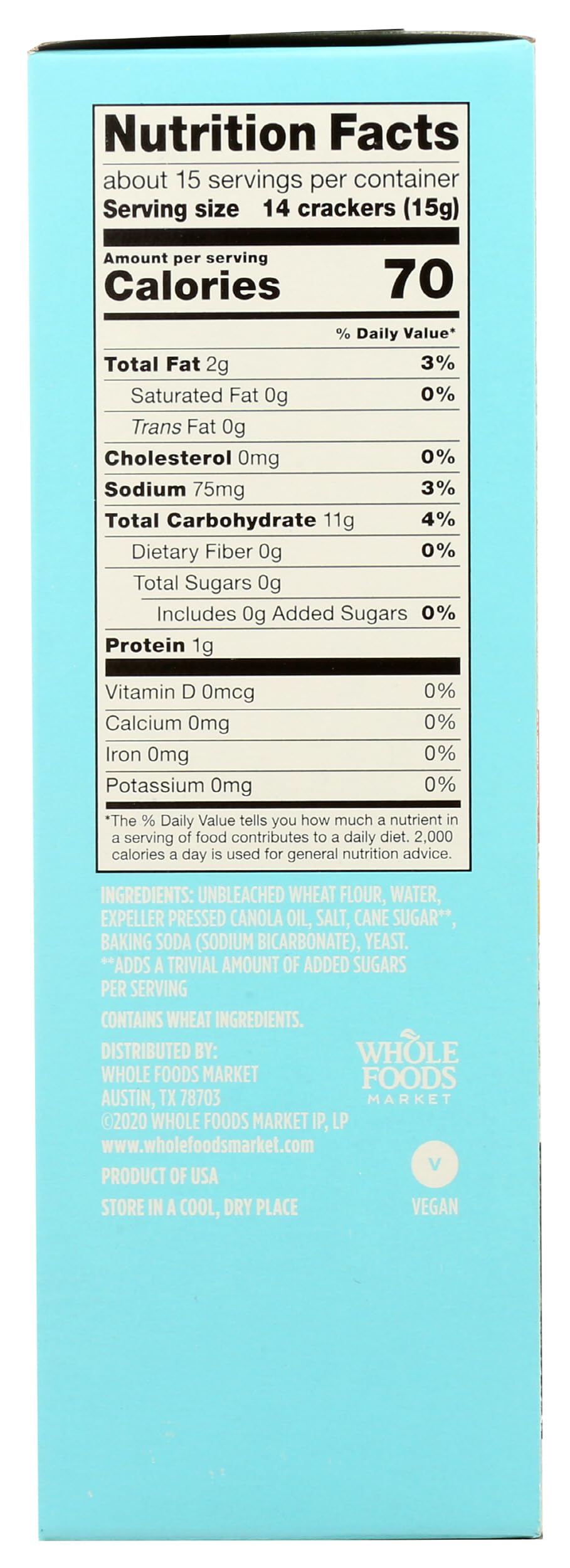 365 by Whole Foods Oyster Crackers close-up, flaky texture ideal for soaking up stews