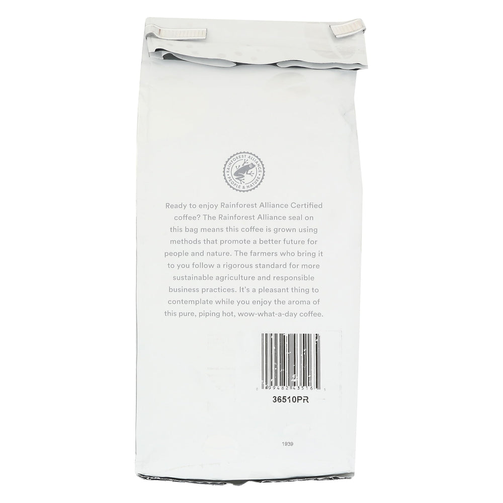 365 by Whole Foods Market Pacific Rim Vienna Roast coffee bag label closeup