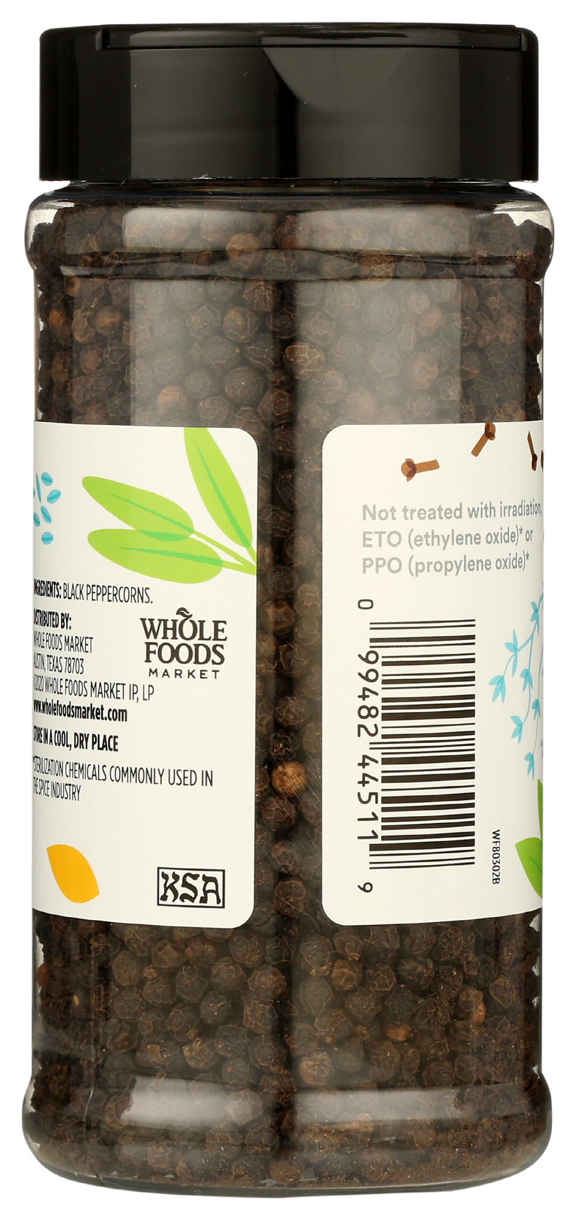 365 by Whole Foods Market peppercorns in grinder deliver bold, adaptable heat