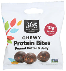 365 by Whole Foods Market Protein Popper peanut butter jelly 1.58 oz in a convenient single serving.