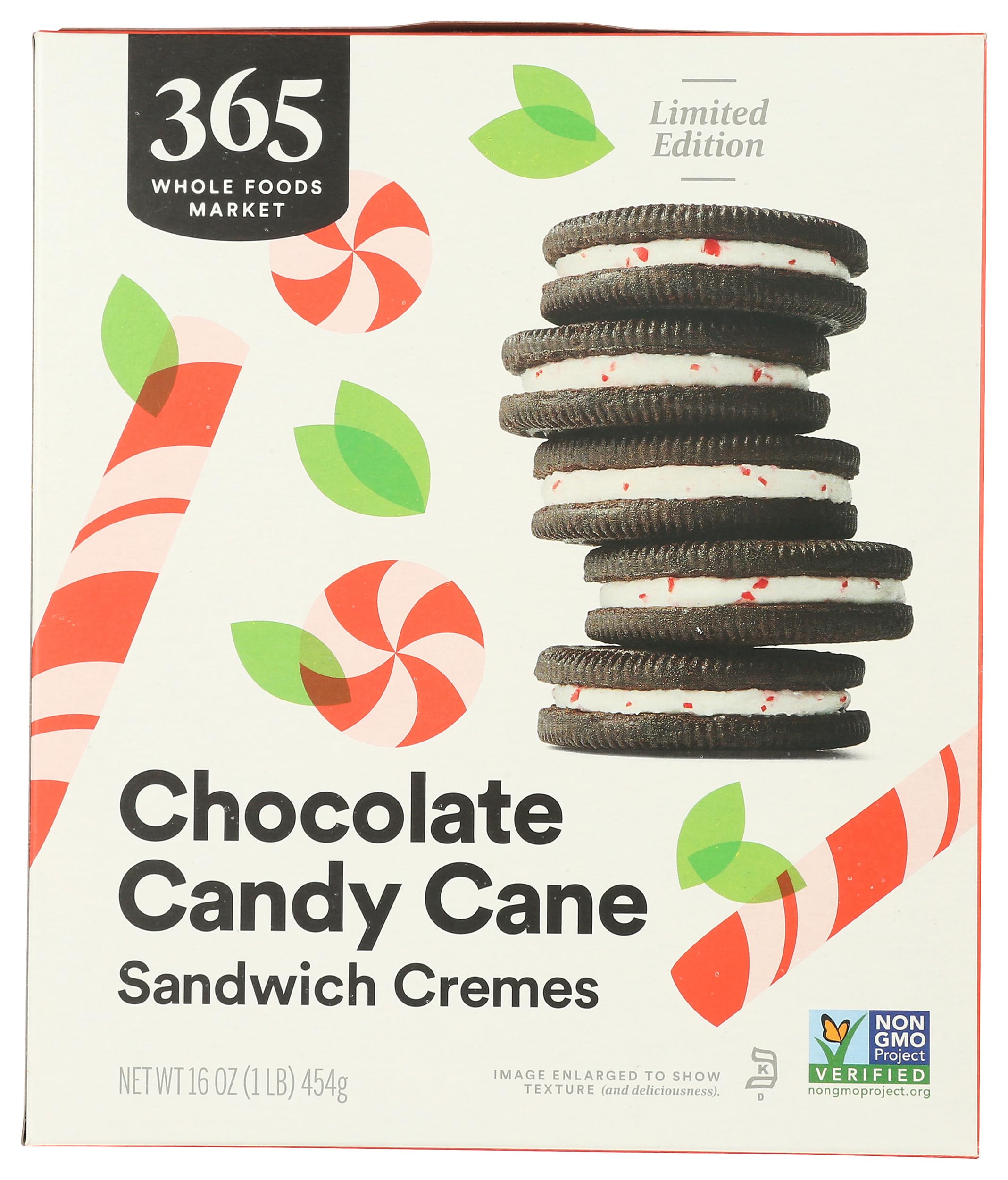 365 by Whole Foods Market real candy cane pieces visible in filling