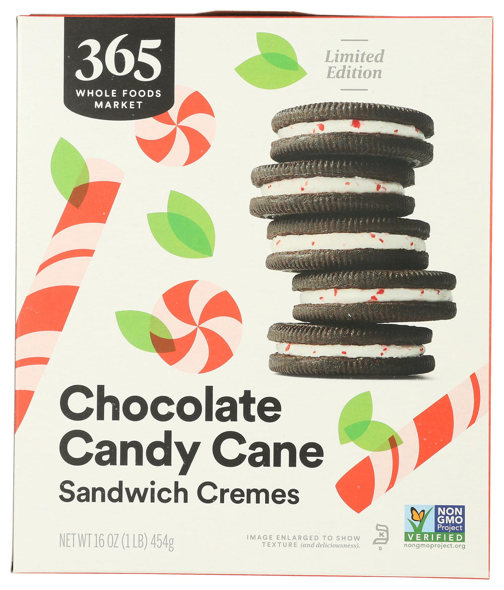 365 by Whole Foods Market real candy cane pieces visible in filling
