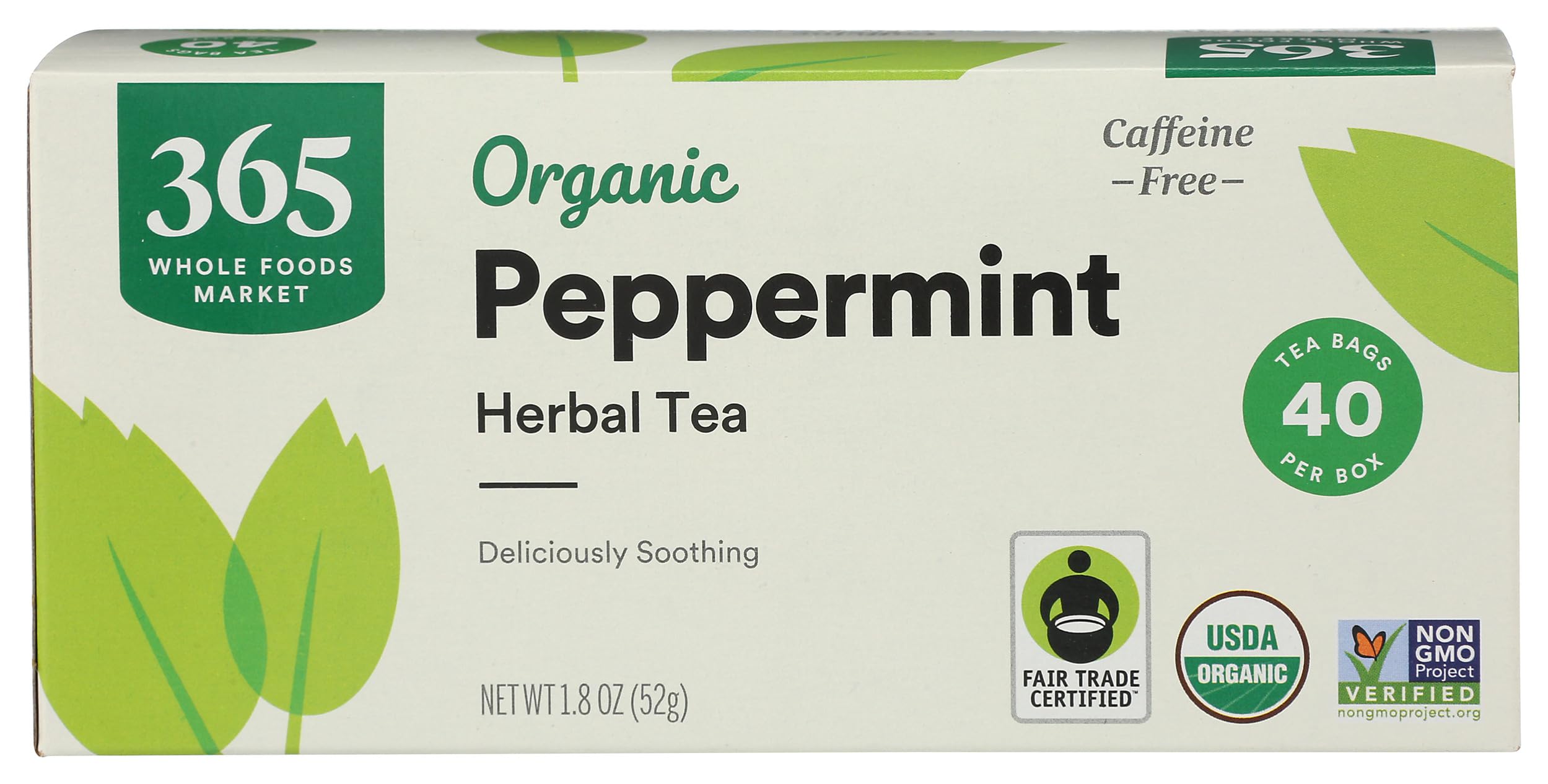 Serving suggestion for 365 by Whole Foods Market peppermint tea hot or iced
